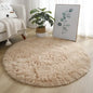 Tapete Redondo Peludo Ultra Macio - Pelo Alto 4,5cm Antiderrapante Sala Quarto