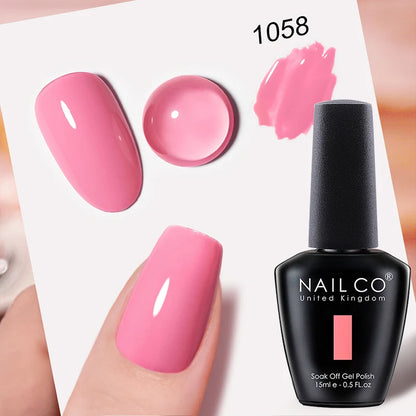 Verniz Gel NAILCO 15ml UV/LED Sem Hema/TPO – Base e Top Coat Profissional Semi-Permanente
