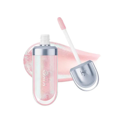 Gloss Labial KIKO 3D Hydra Espelho – Brilho Shimmer Hidratante Perolado Volumizador Não Transfere