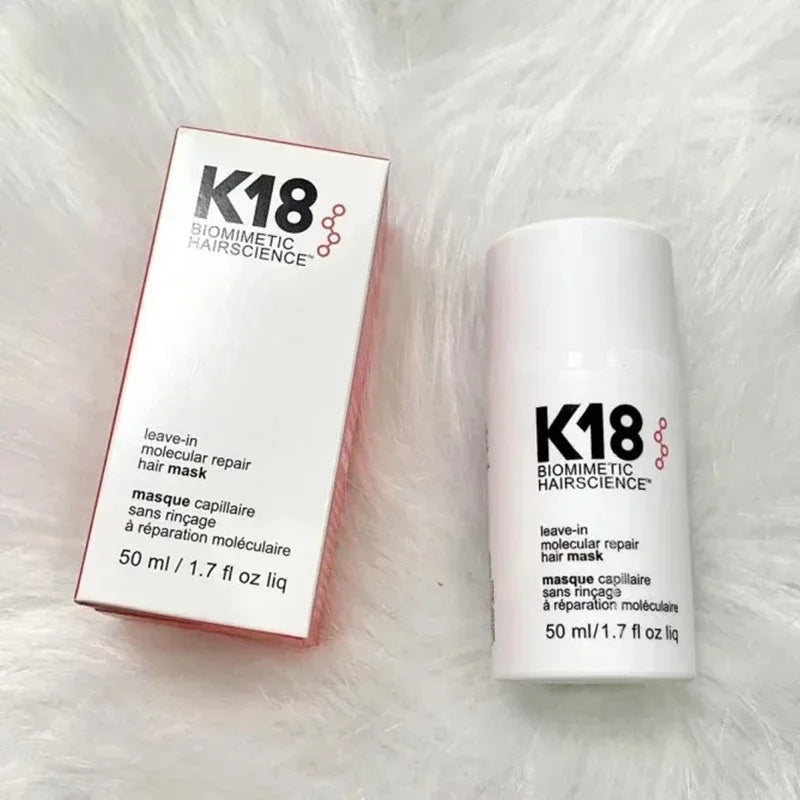 Máscara Capilar K18 Leave-In Reparação Molecular – Tratamento de Queratina para Cabelo Macio e Saudável