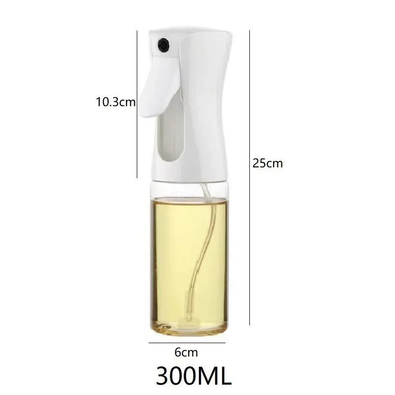 Spray de Óleo para Cozinha - Pulverizador Dispensador Azeite Reutilizável Grau Alimentar Vinagre