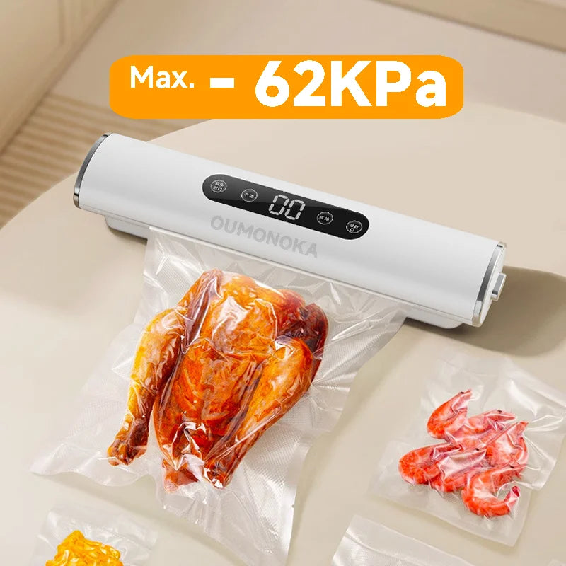 Máquina de Selagem a Vácuo Profissional 30cm | 4 Modos, Ecrã LCD e Touch Screen