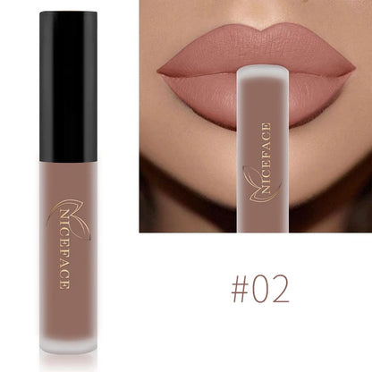 Batom Líquido Matte 34 Cores | À Prova d'Água para Lábios Perfeitos