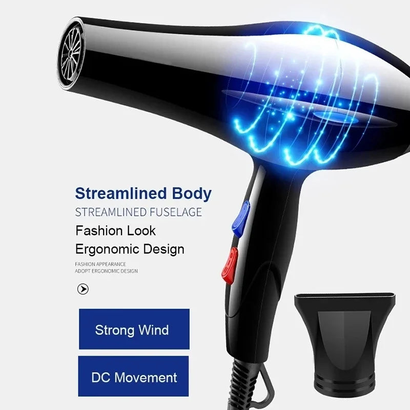 Secador de Cabelo Profissional 2200W Potente