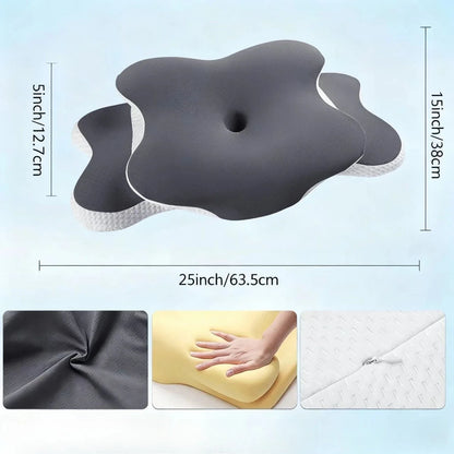 Fronha Cervical Memory Foam | Tecido Fresco e Confortável