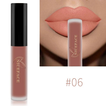 Batom Líquido Matte 34 Cores | À Prova d'Água para Lábios Perfeitos