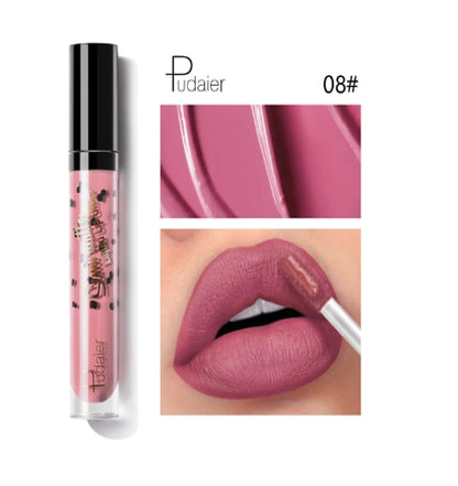 Batom Líquido Mate Veludo | À Prova de Água e Longa Duração