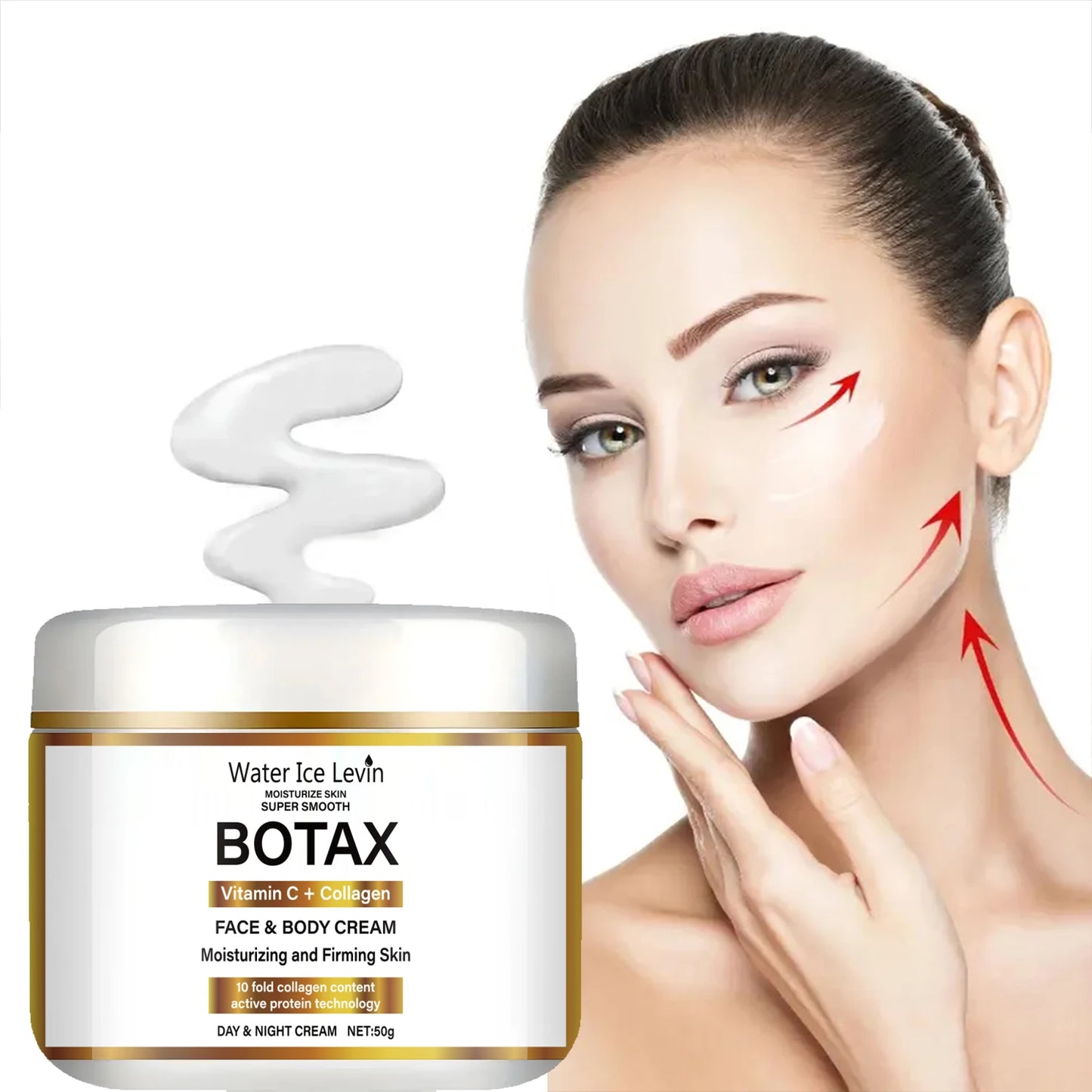 Creme Colágeno Niacinamida Firmador | Hidratante Facial Dia e Noite com Vitamina C
