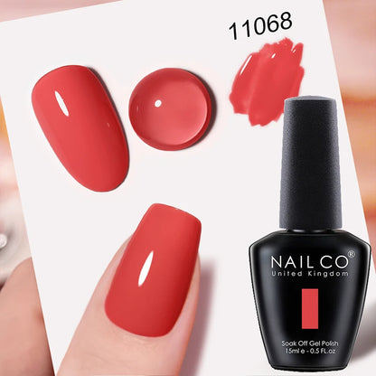Verniz Gel NAILCO 15ml UV/LED Sem Hema/TPO – Base e Top Coat Profissional Semi-Permanente