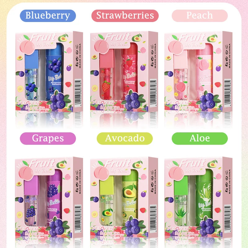 Kit Óleo Labial Frutado Hidratante