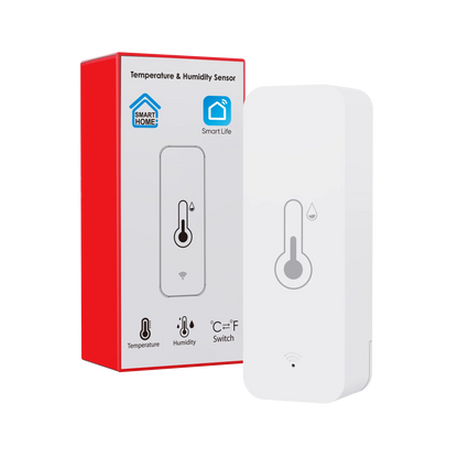 Sensor WiFi Temperatura e Humidade Inteligente | Tuya Smart