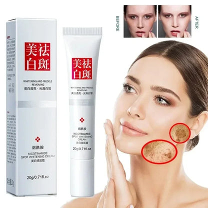 Creme Facial Clareia Sardas e Manchas Escuras | Niacinamida e Vitamina E Iluminador