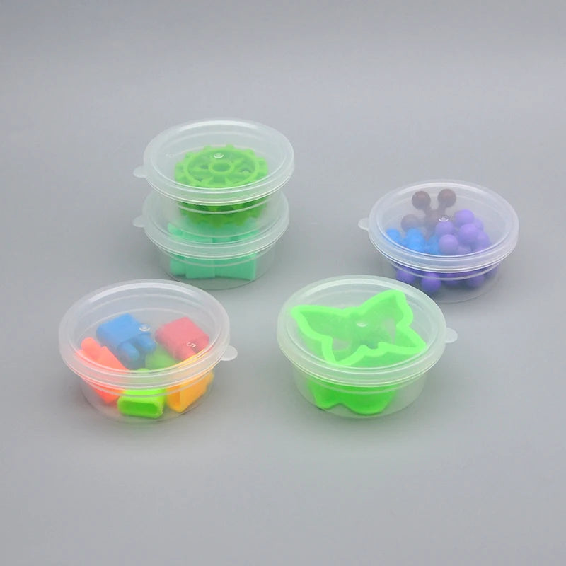 Caixas de Plástico Transparente Empilháveis | Organizador para Pequenos Objetos