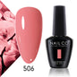 Verniz Gel NAILCO 15ml Série Vermelho Escuro – Cores Glitter UV Manicure Profissional Semi-Permanente