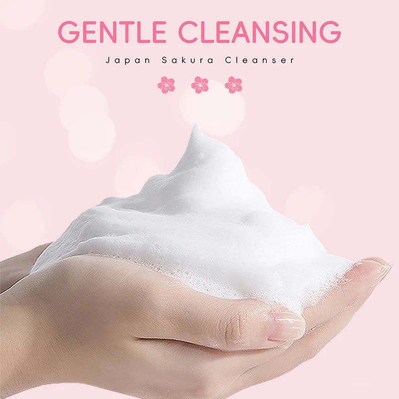 Gel Limpeza LAIKOU Sakura Japão 50g – Limpeza Profunda Controlo Oleosidade Hidratante Poros