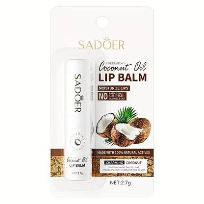 Bálsamo Labial de Coco | Hidratação Duradoura para Homem e Mulher