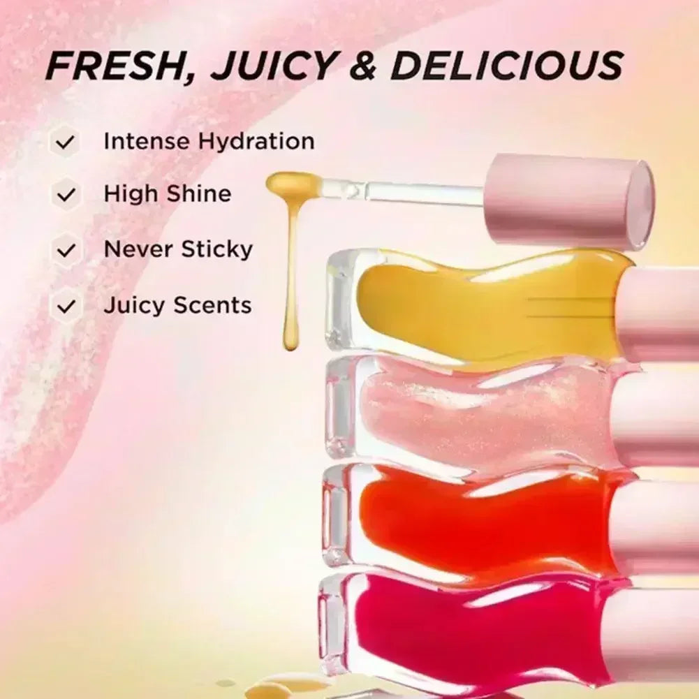 Gisou Lip Balm Óleo Labial Glazed Plum – Hidratação, Volume e Brilho para Lábios Perfeitos