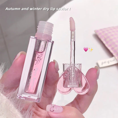 Set Bálsamos Labiais Gege Bear Extrato Plantas – Hidratante Gloss Incolor Nutritivo