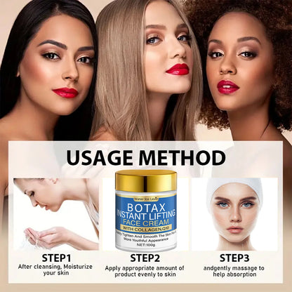 Creme Facial Anti-Idade Pack 1+1 100g | Colágeno Q10, Ceramida e Vitamina C Lifting