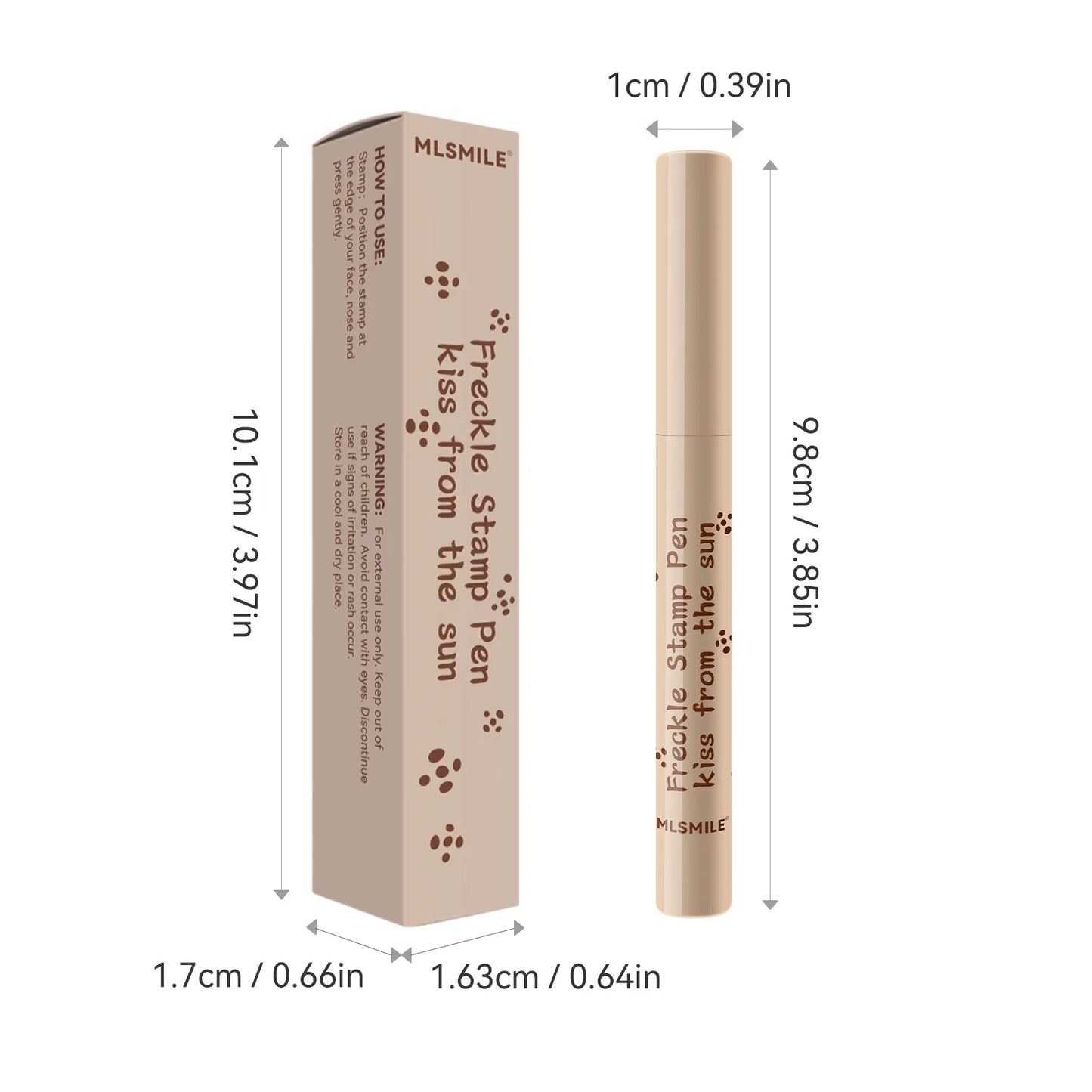 Caneta de Sardas Artificiais Waterproof | Efeito Natural e Duradouro