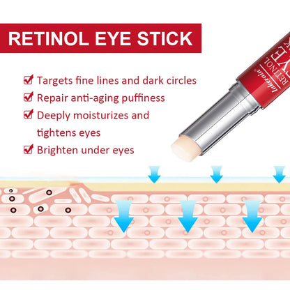 Creme de Olhos Retinol Stick | Reduz Olheiras e Firma a Pele ao Redor dos Olhos