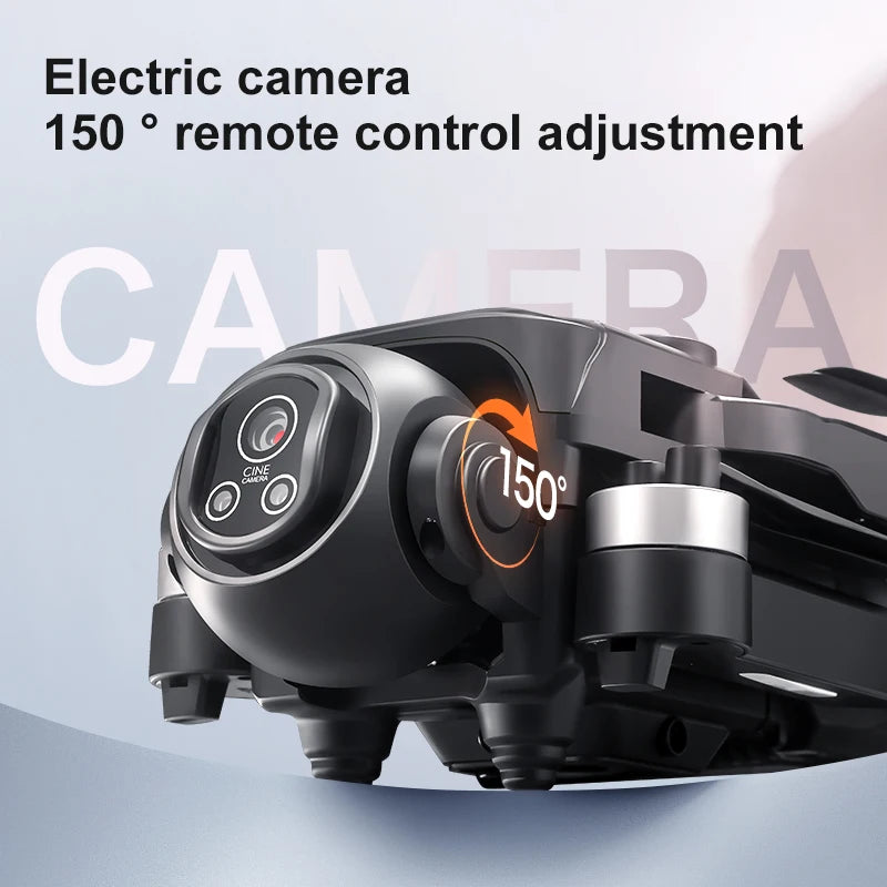 Drone Original D18 RC – 8K Profissional HD com Dupla Câmera, Desvio de Obstáculos 360°, Motor Brushless, Controle por Tela e Tecnologia Óptica Aérea