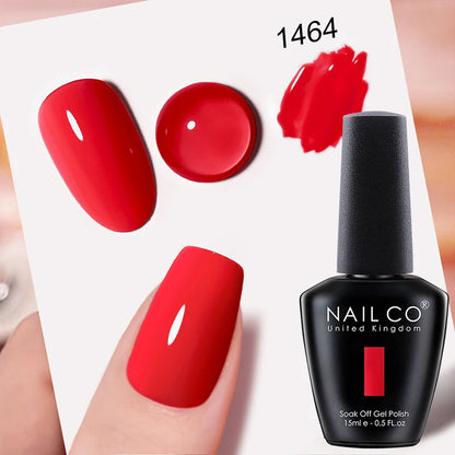 Verniz Gel NAILCO 15ml UV/LED Sem Hema/TPO – Base e Top Coat Profissional Semi-Permanente