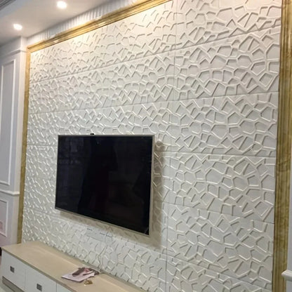Autocolantes de Parede 3D em Espuma XPE | Impermeável e Anti-Colisão 35x35cm