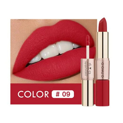 Batom 2 em 1 Matte e Gloss | 12 Cores para Todos os Looks