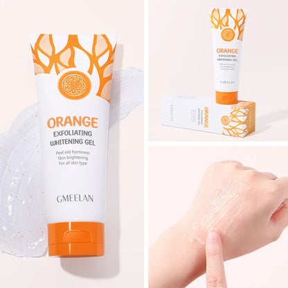 Gel Esfoliante de Laranja 50g - Removedor Células Mortas Iluminador Hidratante Cuidado Pele Coreano
