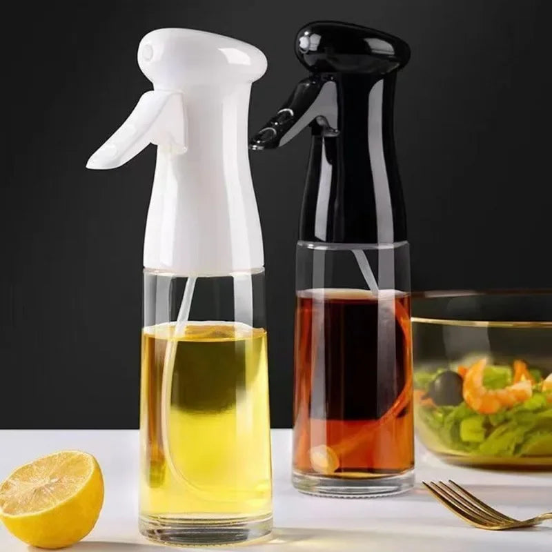 Spray de Óleo para Cozinha - Pulverizador Dispensador Azeite Reutilizável Grau Alimentar Vinagre