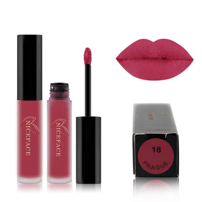Batom Líquido Matte 34 Cores | À Prova d'Água para Lábios Perfeitos
