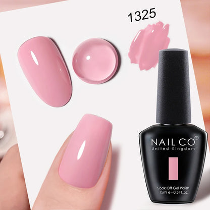 Verniz Gel NAILCO 15ml UV/LED Sem Hema/TPO – Base e Top Coat Profissional Semi-Permanente