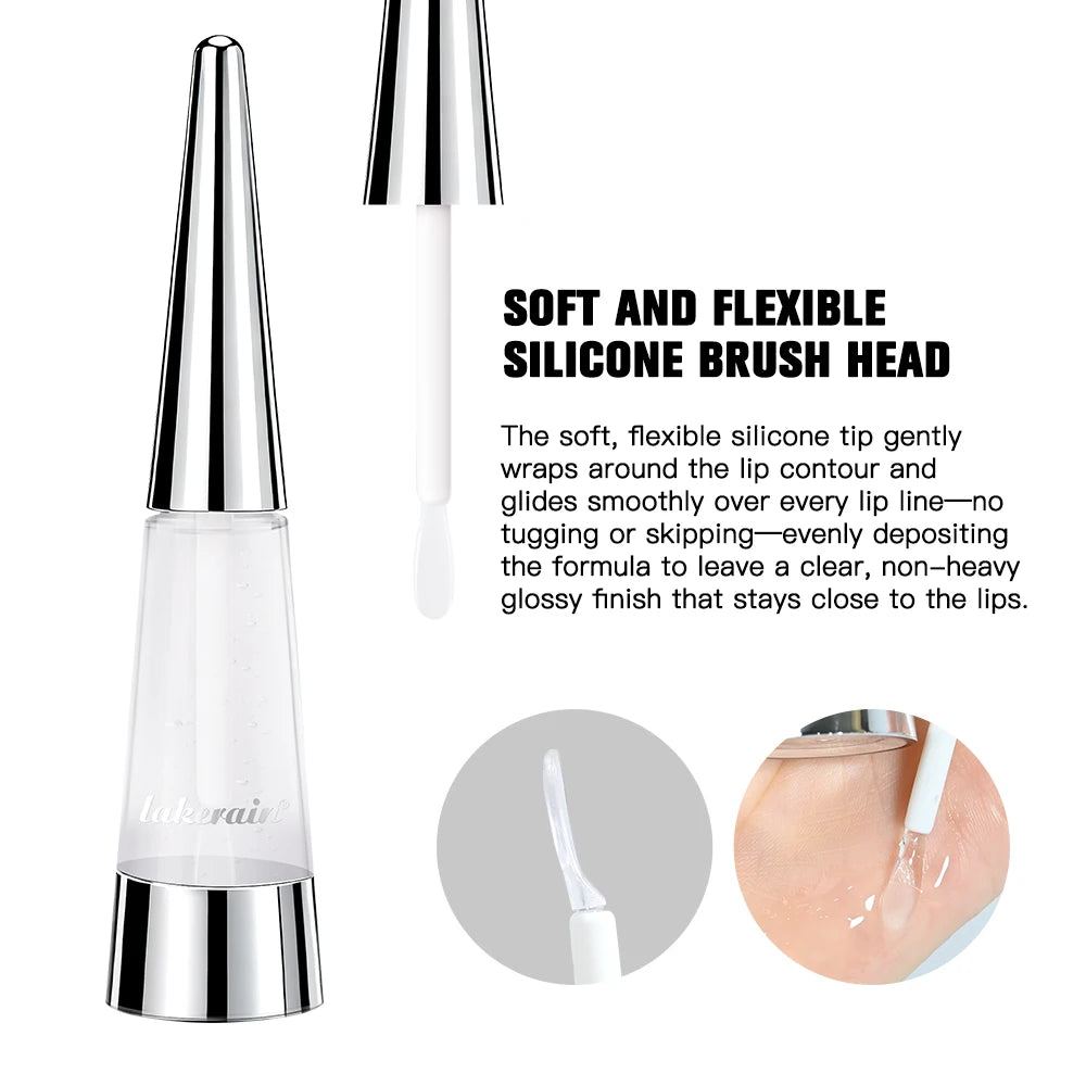 Gloss Volumizador Lábios Lakerain – Hidratação Profunda Nutrição Duradoura Brilho Intenso Acabamento Volumoso Líquido Hidratante