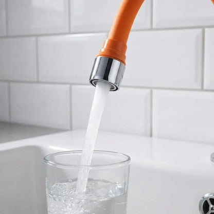 Extensor Torneira Flexível 360º Silicone - Tubo Alongador Rotável | 20/30/50cm