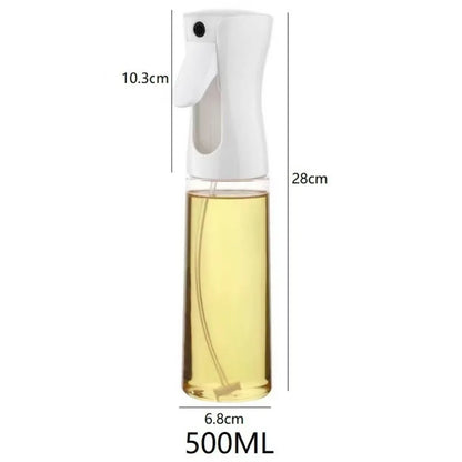 Spray de Óleo para Cozinha - Pulverizador Dispensador Azeite Reutilizável Grau Alimentar Vinagre