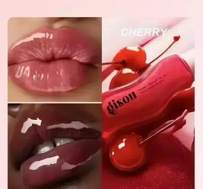 Gisou Lip Balm Óleo Labial Glazed Plum – Hidratação, Volume e Brilho para Lábios Perfeitos