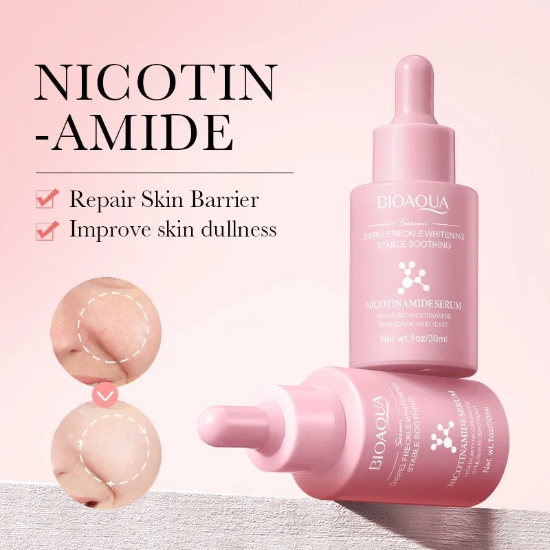 Sérum Niacinamida BIOAQUA 30ml | Clareador que Reduz Manchas e Ilumina