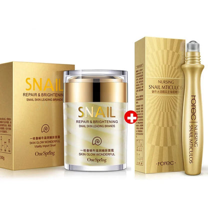 Creme Caracol Colágeno Anti-Idade | Clareia Pele, Reduz Olheiras e Remove Bolsas