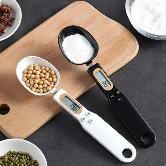 Colher Balança Digital de Cozinha 500g | Precisão 0,1g com Ecrã LED
