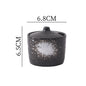 Frasco Temperos Cerâmica Vintage - Recipiente Sal Açúcar Pimenta Especiarias Decoração Cozinha