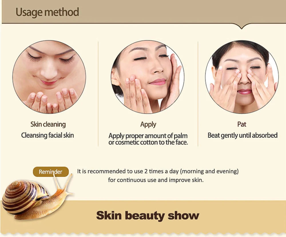 Creme Caracol Colágeno Anti-Idade | Clareia Pele, Reduz Olheiras e Remove Bolsas