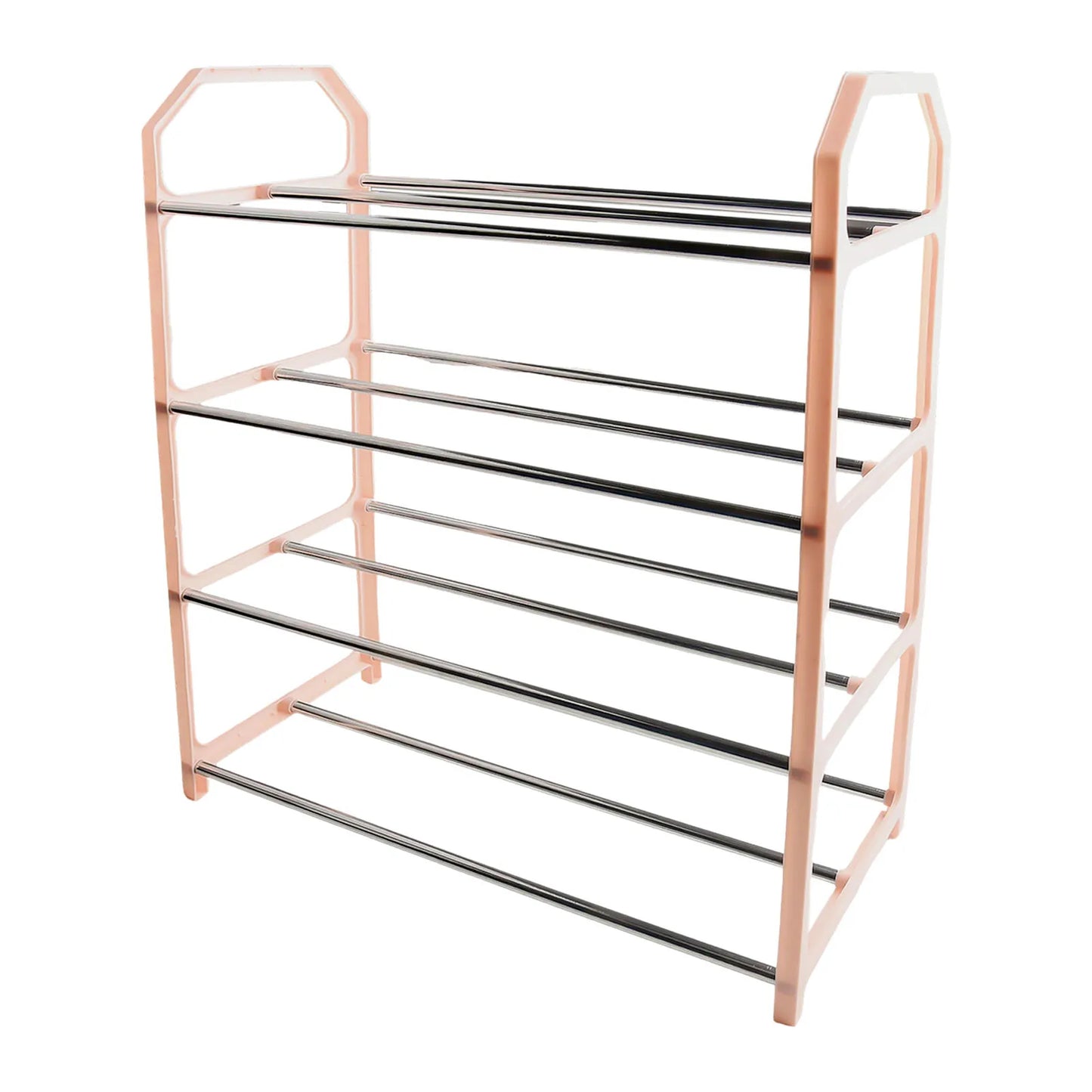 Sapateira Metálica de Múltiplos Níveis 50x42x18cm - Organizador de Sapatos para Sala e Quarto