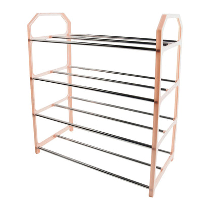 Sapateira Metálica de Múltiplos Níveis 50x42x18cm - Organizador de Sapatos para Sala e Quarto