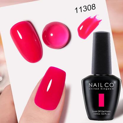 Verniz Gel NAILCO 15ml UV/LED Sem Hema/TPO – Base e Top Coat Profissional Semi-Permanente