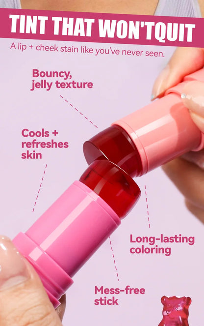 Kit 2 Blush Stick Jelly 2 em 1 Lábios e Rosto – Hidratante Longa Duração | MLSMILE