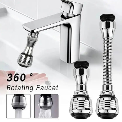 Arejador Torneira 360º Economizador Água - Duplo Modo Anti-Salpicos | Cozinha WC