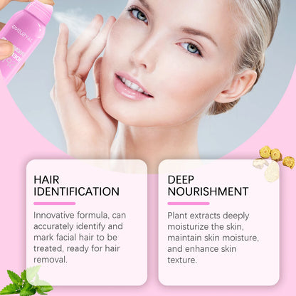 Spray Inibidor Crescimento Pelos Faciais – Depilação Suave Indolor Dermaplaning Hidratante Pele Lisa