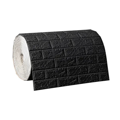 Papel de Parede 3D Autoadesivo Efeito Tijolo Antigo - 70cm x 1/5/10m Impermeável para Sala e Quarto