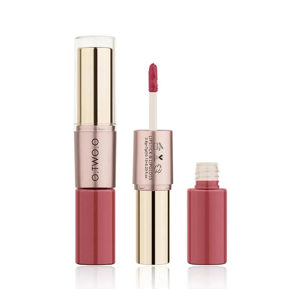 Batom 2 em 1 Matte e Gloss | 12 Cores para Todos os Looks